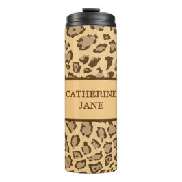 Termo Personalizable de impresión Safari Paw salvaje