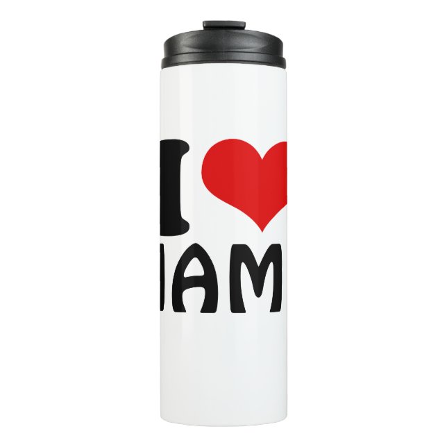 Termo Personalizable Día de San Valentín Amo Personaliza (Anverso)