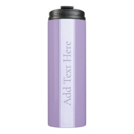 Termo Personalizable Elegante Lavanda Ligera Púrpura