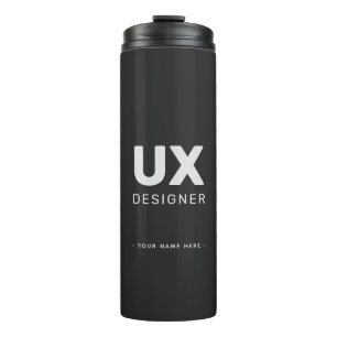 Termo Personalizable moderno de UX Designer
