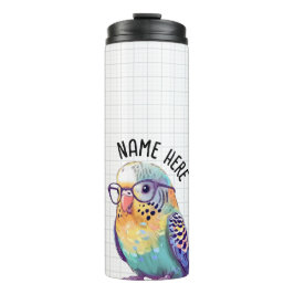 Termo Personalizable Nerdy Budgie Tumbler