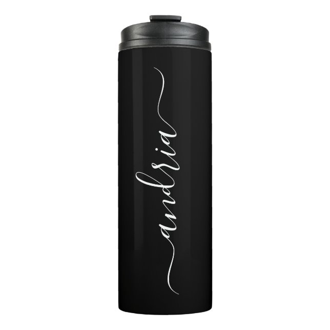 Termo Personalización del nombre vertical de guión blanc (Anverso)