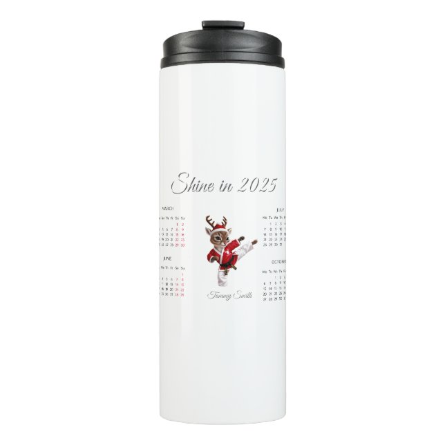Termo Personalizado 2025 Calendario de café Mug (Anverso)