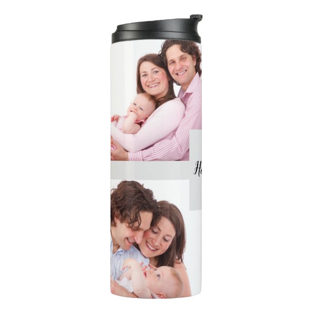 Termo Personalizado 4 Fotografías de colección Rectangle (Rotado hacia la izquierda)