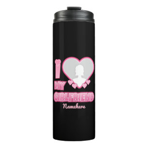 Termo Personalizado Amo a mi novia - Añadir foto y nombr