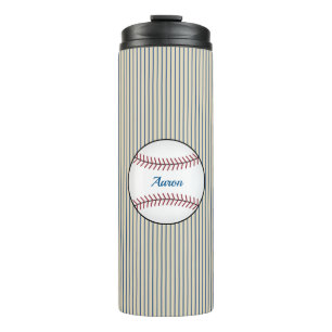 Termo Personalizado Azul Béisbol Thermal Coffer Tumbler