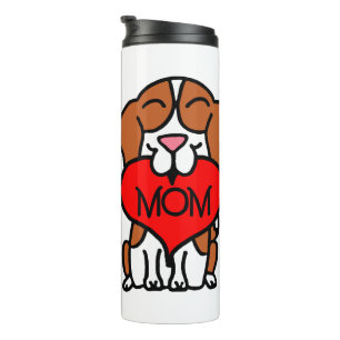 Termo Personalizado Beagle Heart Mom