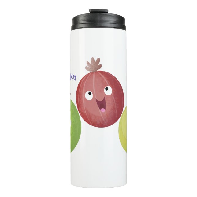 Termo Personalizado cantante de trío de gooseberry (Anverso)