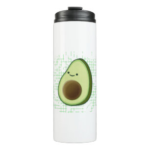 Termo Personalizado Cute Aguacate Con Antecedentes De Pr