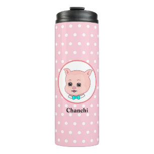 Termo Personalizado Cute Pig