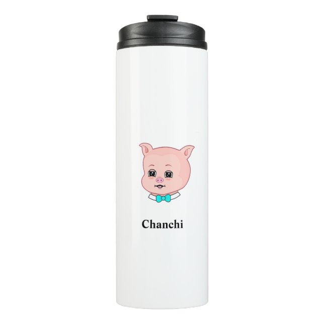 Termo Personalizado Cute Pig (Anverso)