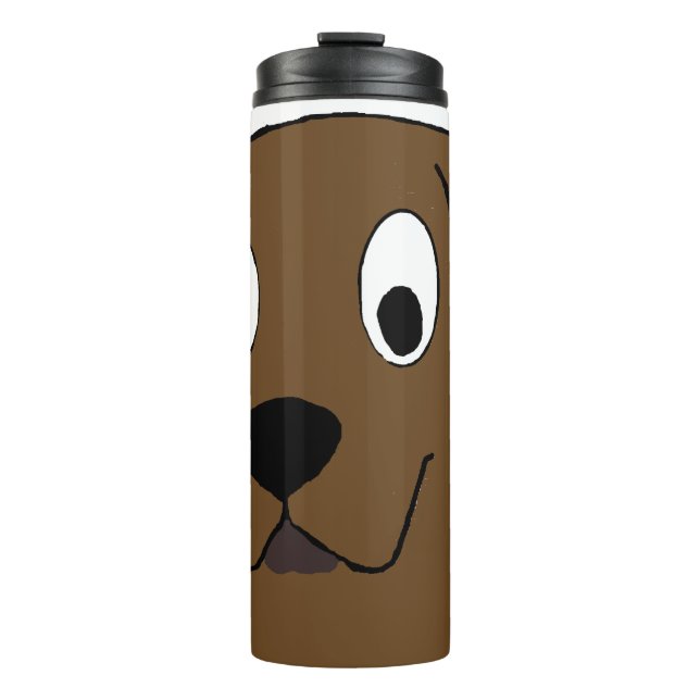 Termo personalizado de chocolate labrador (Anverso)