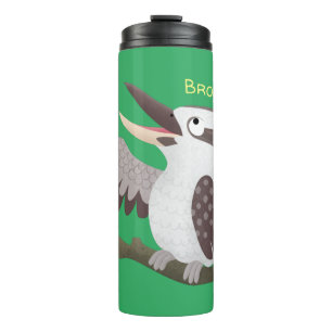 Termo Personalizado de kookaburra gracioso