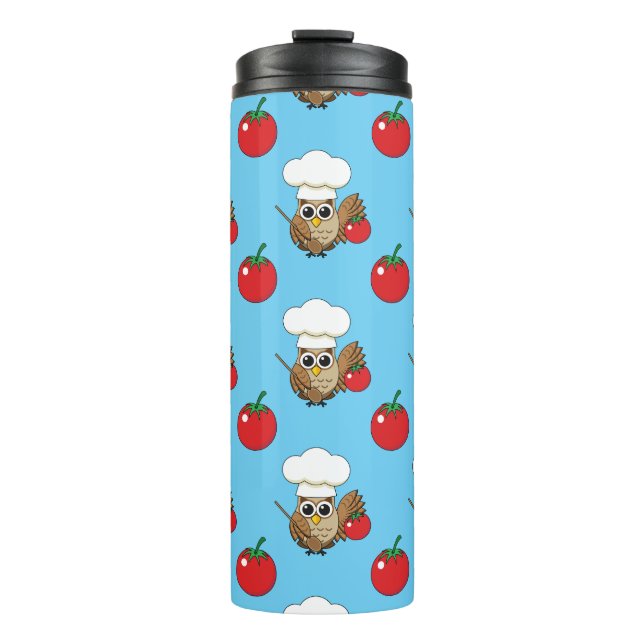 Termo Personalizado de Lechuza Cocina (Anverso)
