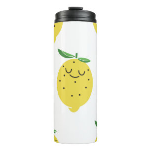 Termo Personalizado de limón cútido: Vintage sin foco