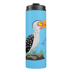 Termo Personalizado de pájaro safari de buey amarillo di