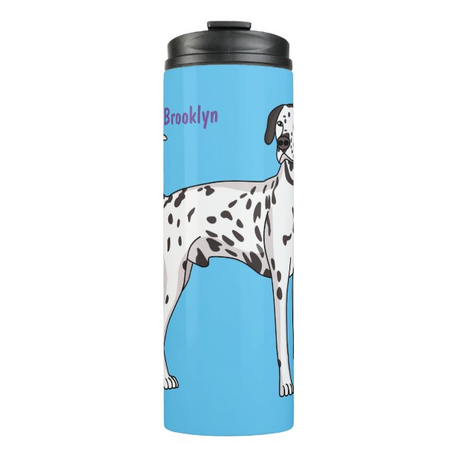 Termo Personalizado de perro dalmatiano (Anverso)