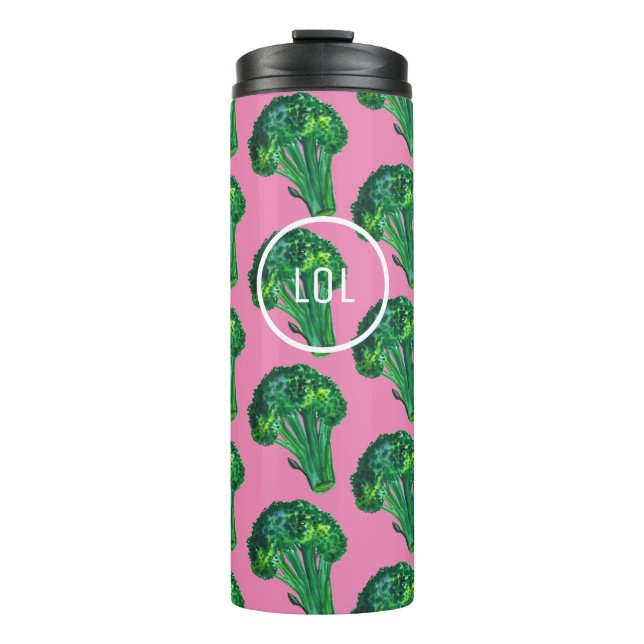 Termo Personalizado de pintura de Broccoli Lovers Veggie (Anverso)