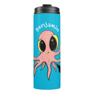 Termo Personalizado de pulpo para bebés, dulce y descara
