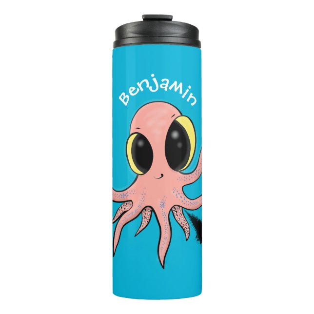 Termo Personalizado de pulpo para bebés, dulce y descara (Anverso)