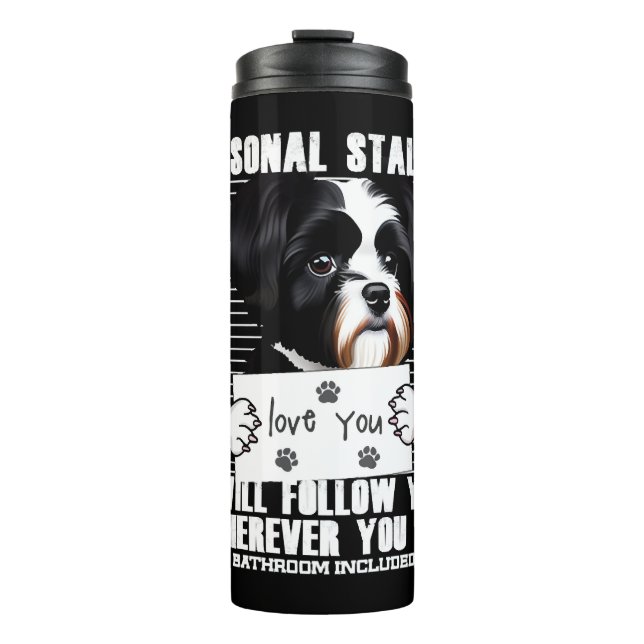 Termo Personalizado de Stalker de Havanese Dog Funny (Anverso)