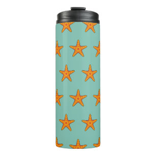 Termo Personalizado de Starfish Naranja Cute