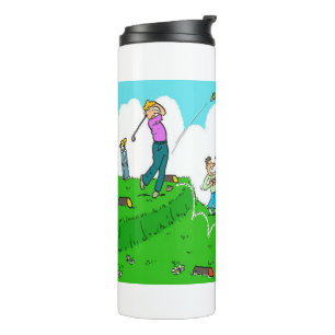 Termo Personalizado de tee-off mal juzgado - Gracioso
