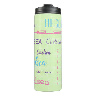 Termo Personalizado de tipo de letra de nombre personali