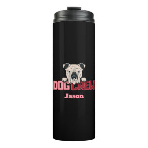 Termo Personalizado del Bulldog de la tripulación de per