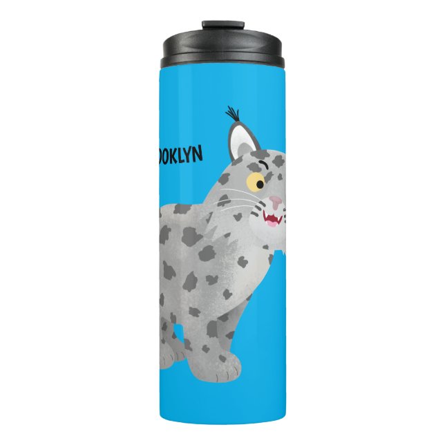 Termo Personalizado del lince del bobcat medio (Anverso)