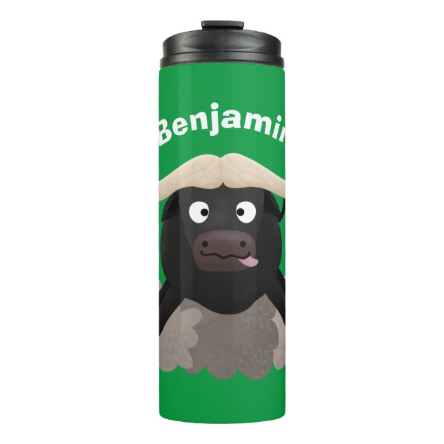 Termo Personalizado divertida de búfalo de agua corrient (Anverso)