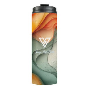 Termo Personalizado: Drinkware Elemental de Arte