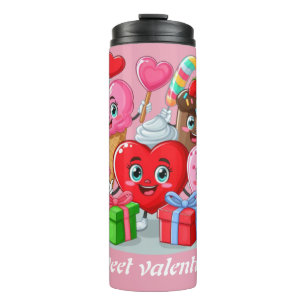 Termo Personalizado el día de San Valentín de amigos de