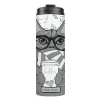 Personalizado el Gato y el Café