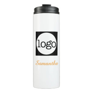 Termo Personalizado Elegant Steel Tumbler Business Logo