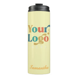 Termo Personalizado Elegant Steel Tumbler Business Logo