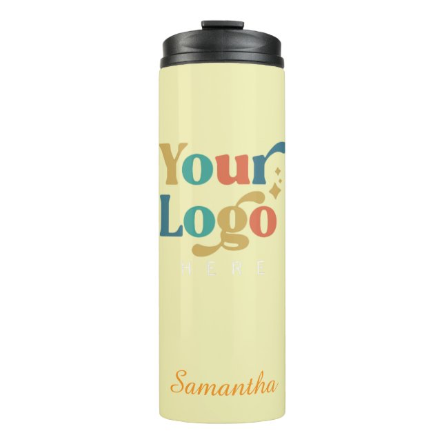 Termo Personalizado Elegant Steel Tumbler Business Logo (Anverso)