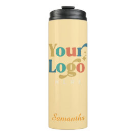 Termo Personalizado Elegant Steel Tumbler Business Logo