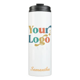 Termo Personalizado Elegant Steel Tumbler Business Logo