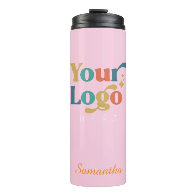 Termo Personalizado Elegant Steel Tumbler Business Logo (Anverso)