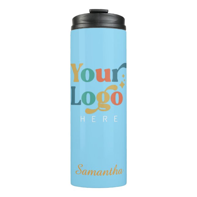 Termo Personalizado Elegant Steel Tumbler Business Logo (Anverso)