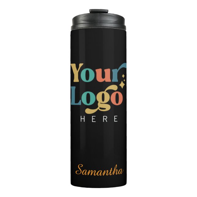 Termo Personalizado Elegant Steel Tumbler Business Logo (Anverso)