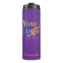 Personalizado Elegant Steel Tumbler Business Logo
