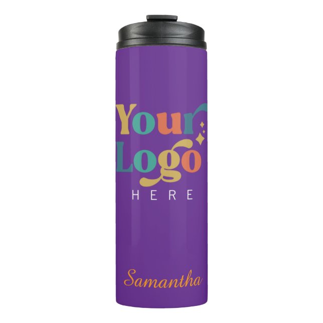 Termo Personalizado Elegant Steel Tumbler Business Logo (Anverso)