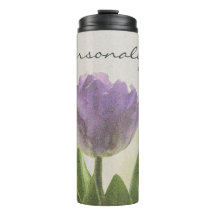 Personalizado floral flor termal tumbler tazas de