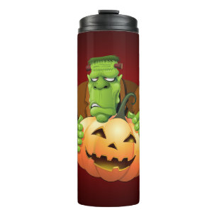 Termo Personalizado Frankenstein con Calabaza