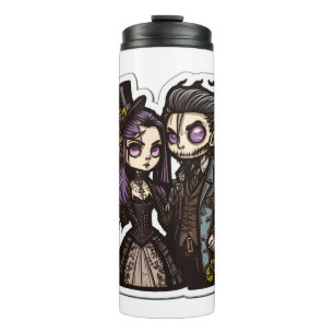 Termo Personalizado gótico Pareja Pegatina Art Termal Tu