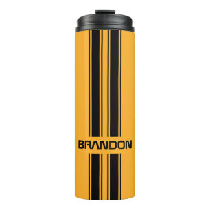 Termo Personalizado Guay Amarillo Black Auto Race Sport 