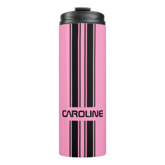 Termo Personalizado Guay Cute Rosa Black Auto Race Banda
