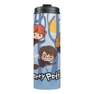 Termo Personalizado Harry, Ron Y Hermione Volando En Bos